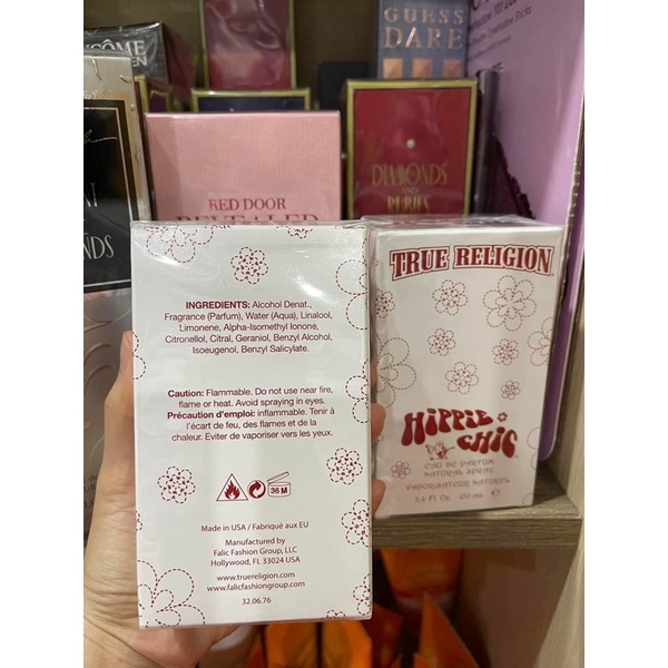 Nước Hoa Nữ True Religion Hippie Chic Hiệu Ông Địa Siêu Thơm 100ml - Chai Trắng