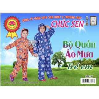 ÁO MƯA BỘ TRẺ EM