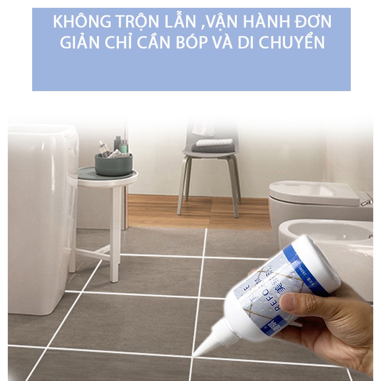 HỘP SƠN CHỈ GẠCH TILE REFORM LÀM MỚI NỀN NHÀ  280ml Tiện Dụng chống thấm nước và nấm mốc