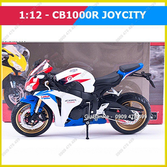 Xe Mô Hình Moto CBR 1000RR Tem 3 Màu Racing HRC Tỉ Lệ 1/12 - Joycity - 8669.1 - Không Hộp