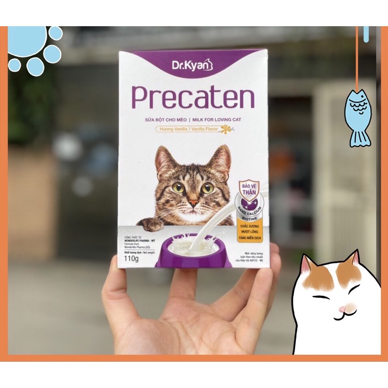 Sữa bột cho chó mèo Dr.Kyan Precaten Hộp 110g