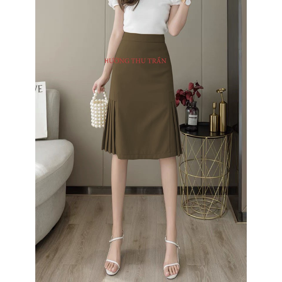 HOT Chân Váy Chữ A Xếp Li 2 Bên Sườn Trẻ Trung, Chân Váy Công Sở Trẻ Trung | BigBuy360 - bigbuy360.vn