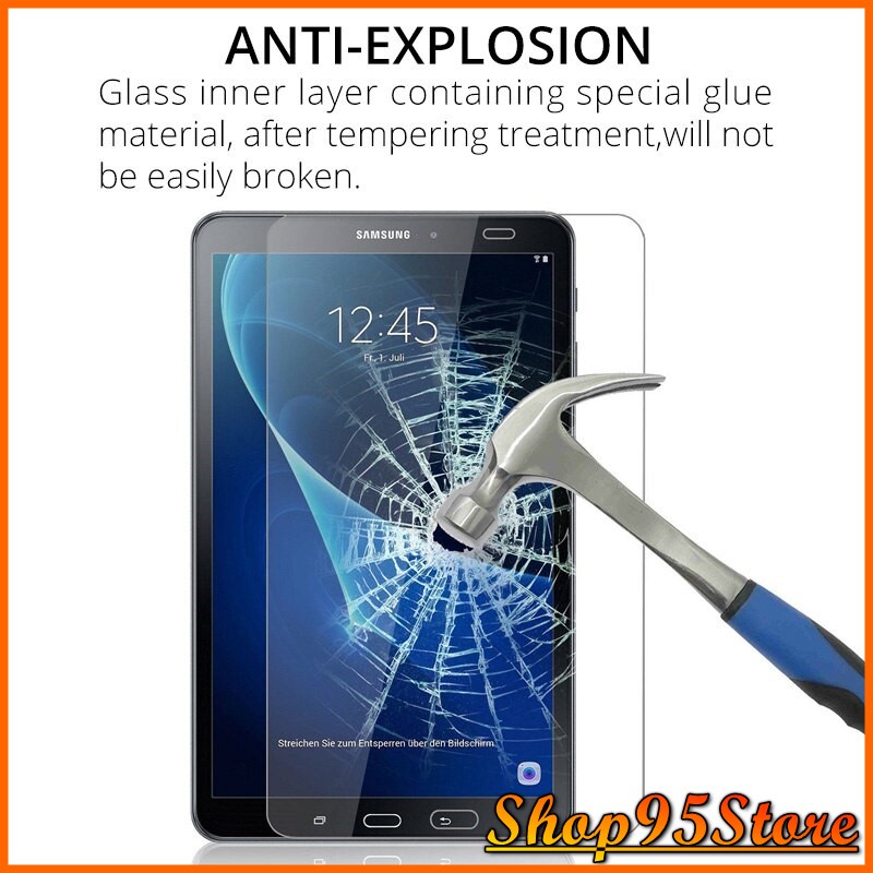 Kính Cường lực Samsung Galaxy Tab A 10.1 Inch 2016 T580 T585 P580 P585 trong suốt
