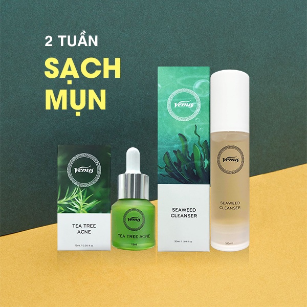 [CHÍNH HÃNG] Combo Giảm Mụn VENUS - Giảm Mụn Trứng Cá, Ngừa Thâm, An Toàn Dịu Nhẹ | BigBuy360 - bigbuy360.vn