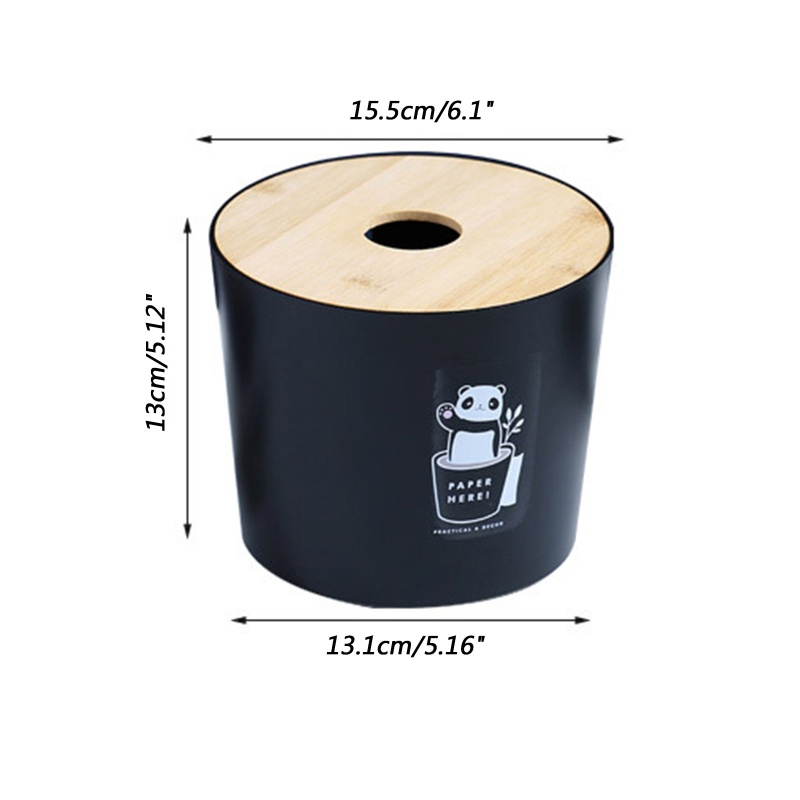 Hộp Đựng Khăn Giấy Cuộn Hình Tròn Tiện Dụng Cho Gia Đình