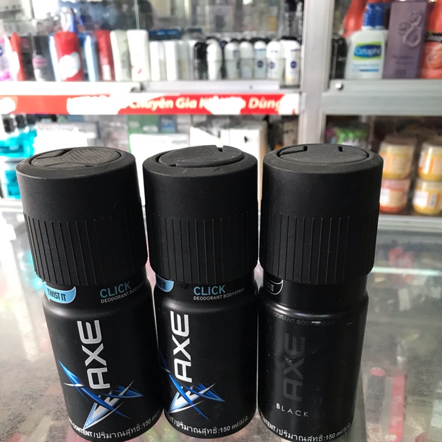 Xịt Ngăn Mùi Axe Click 150ml