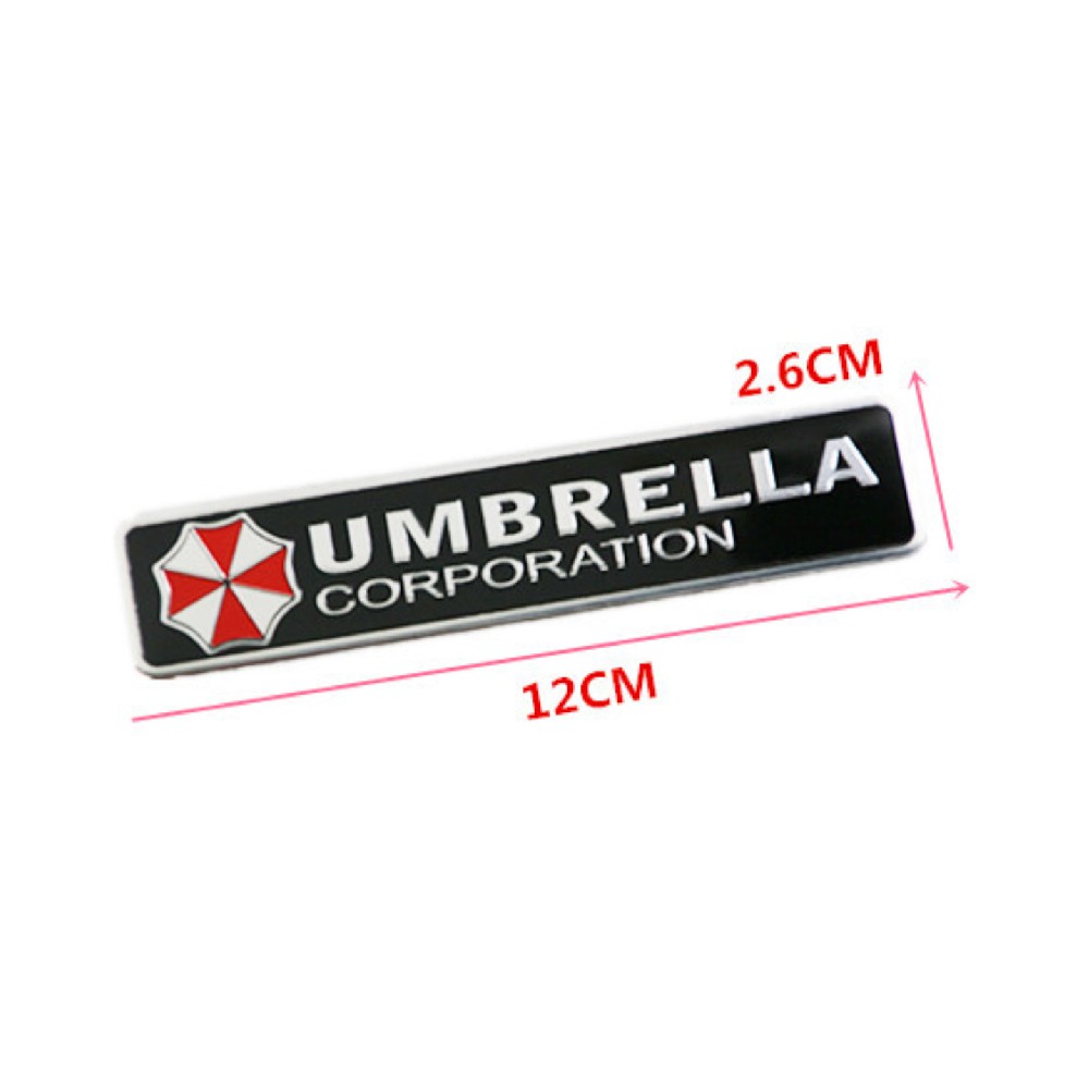 Sticker metal hình dán kim loại Sticker Factory - Chủ đề Umbrella Chữ Nhật Dài