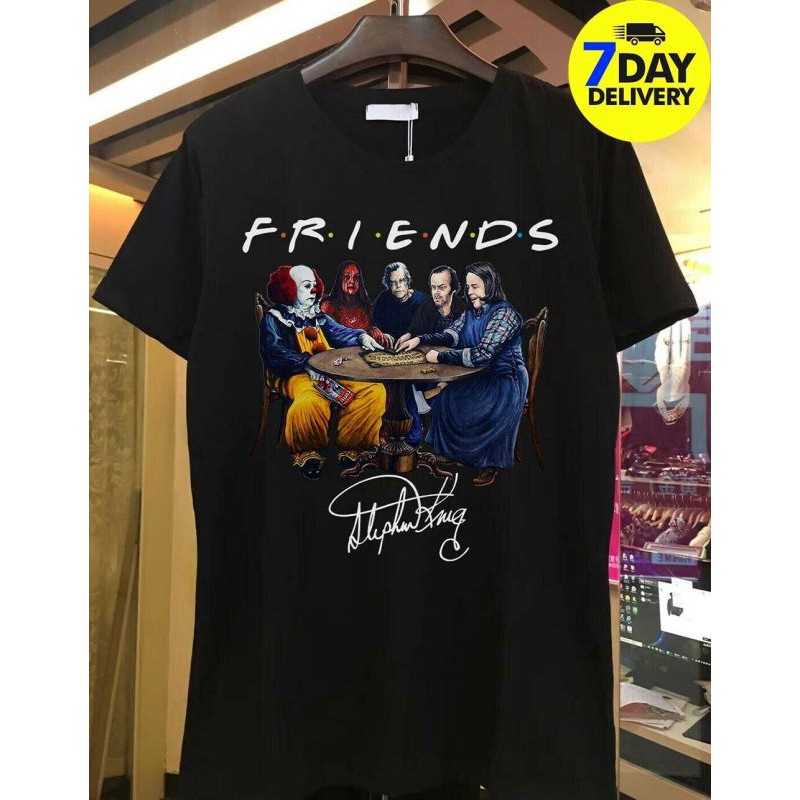 Mới Stephen King Kinh Dị Bạn Bè Halloween Stephen King Phim Thể Thao Mặc 'S Áo Thun Nam WQER7304