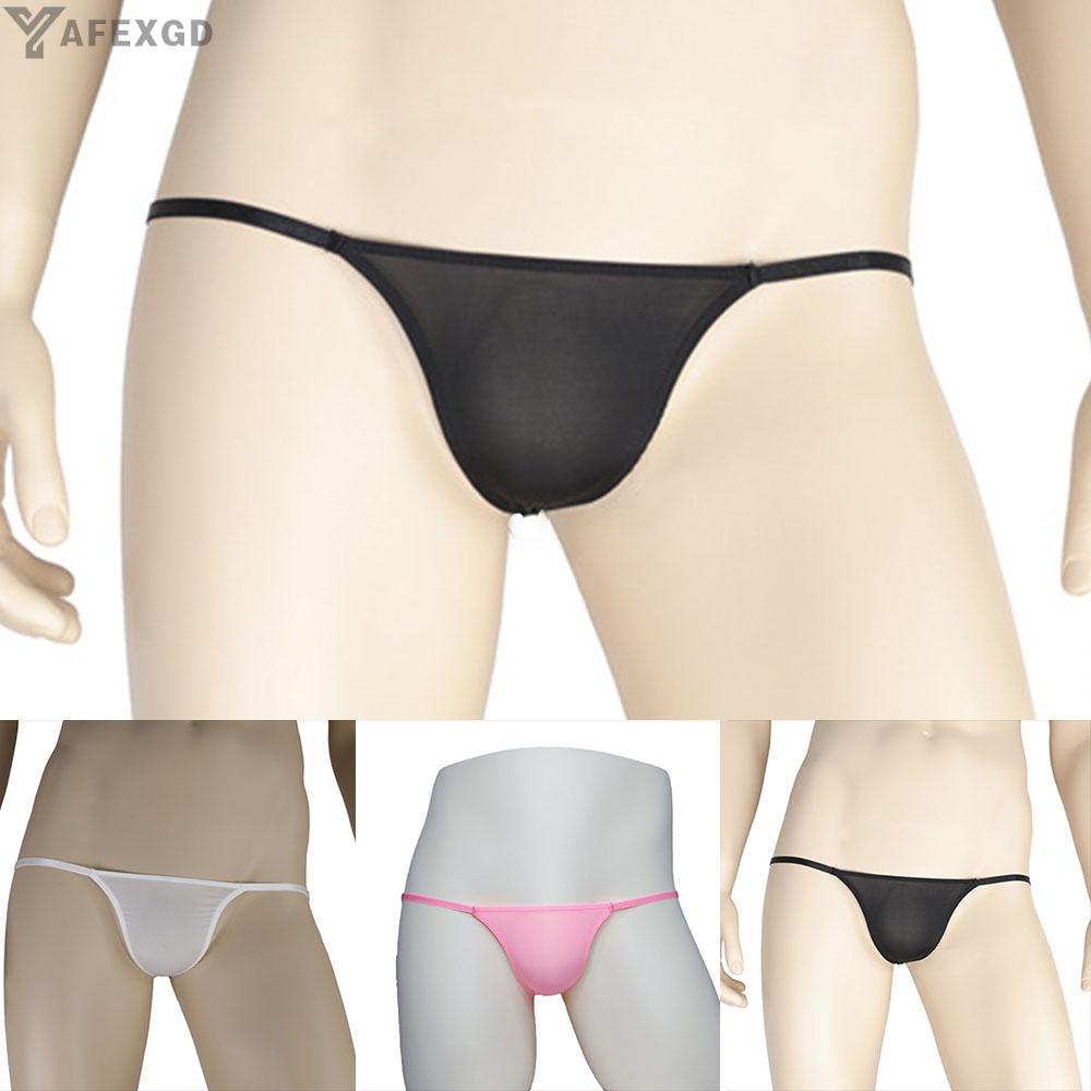 Men Underwear Erotic G-String Lingerie Low-Rise Mens Sexy T-back Panties