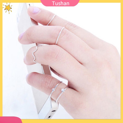 Bộ 5 nhẫn đeo tay thiết kế sáng tạo cho nữ