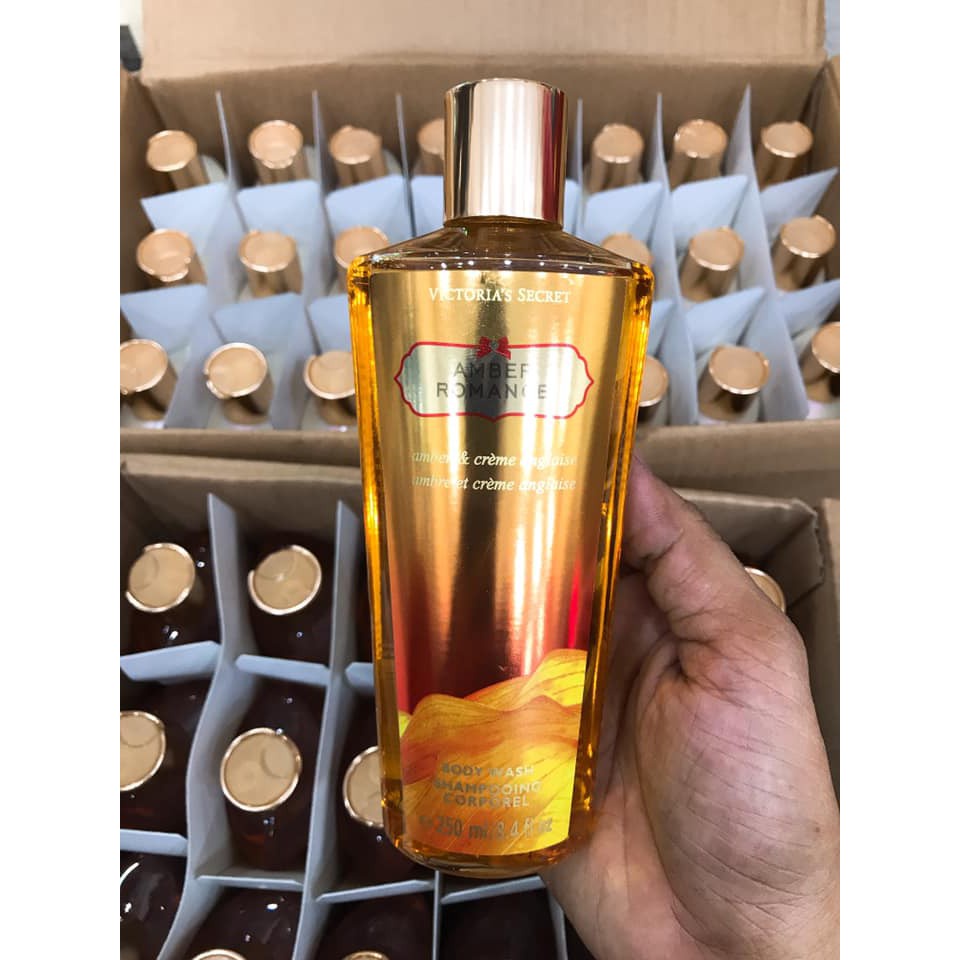 👑 L&G 💄Sữa tắm - Sữa Dưỡng Thể Victoria's Secret Amber Romance 250ml USA