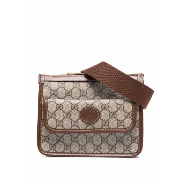 G.C TÚI  - Túi đeo GC Interlocking Có Zip