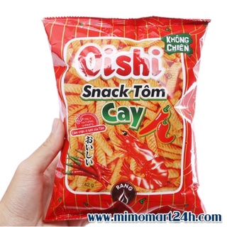 Bim bim Oishi snack tôm cay