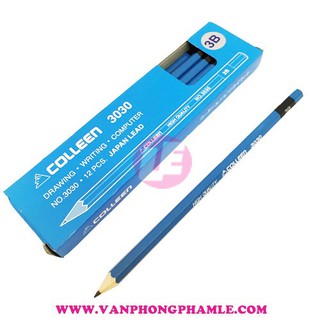 Bút chì gỗ Collen 3030 (Hộp 12 Cây)