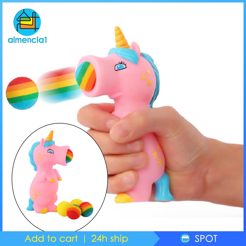 🆕1 Đồ Chơi Squishy Hình Kỳ Lân Hoạt Hình Dễ Thương