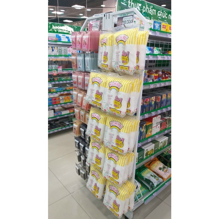 Bông Tẩy Trang Mihoo Kokimi Bông Tròn Túi 210 miếng Cotton Pads Jumpo Chính Hãng