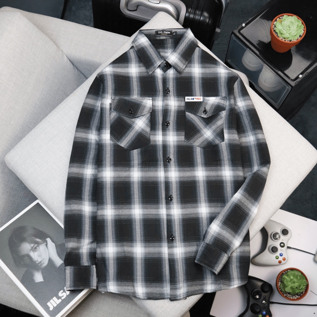 Áo Sơ Mi Nam Caro Dài Tay Chất Kate Nỉ Mịn Đủ Size Form Chuẩn Thiết Kế Thời Thượng Hot Trend NEW UNISEX