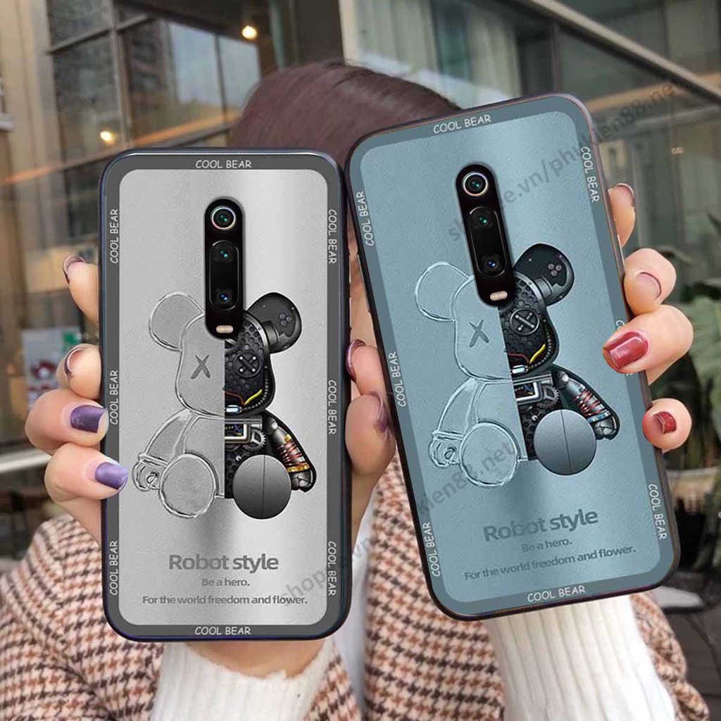Ốp Xiaomi Redmi K20 bear, k@ws thương hiệu phong cách ốp lưng thời trang cao cấp