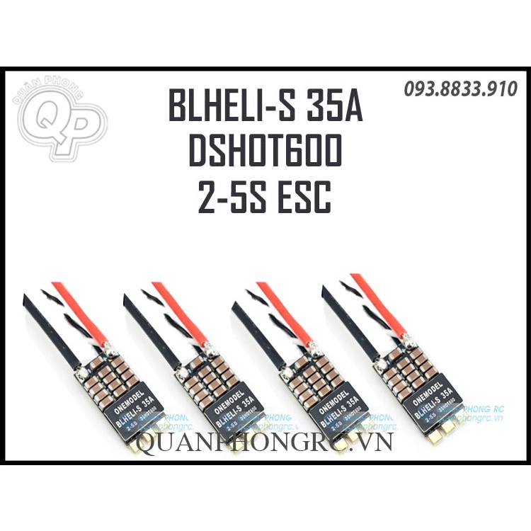 Điều tốc ESC Onemodel 2S-5S 30A Dshot600 BLHeli-S