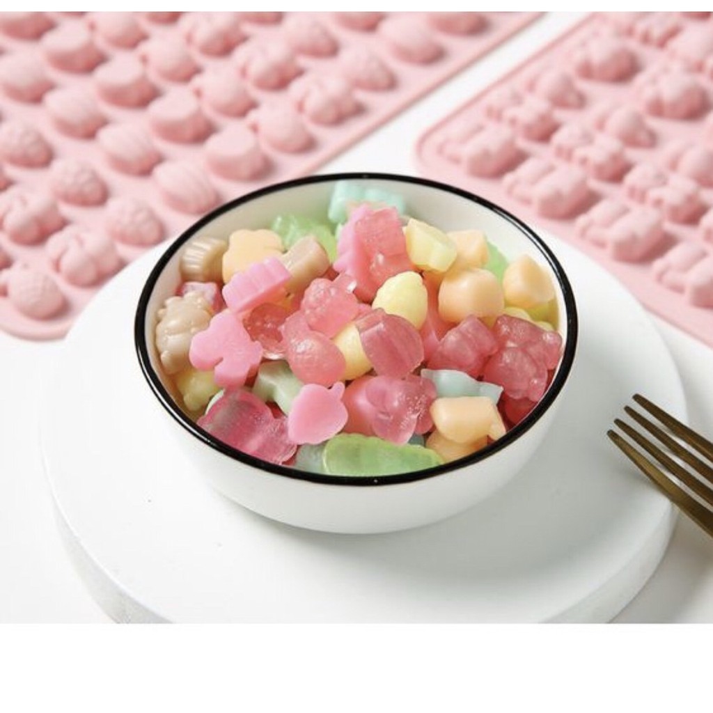 Khuôn Silicon Làm Kẹo Dẻo Chip Chip Nhiều Mẫu Mới