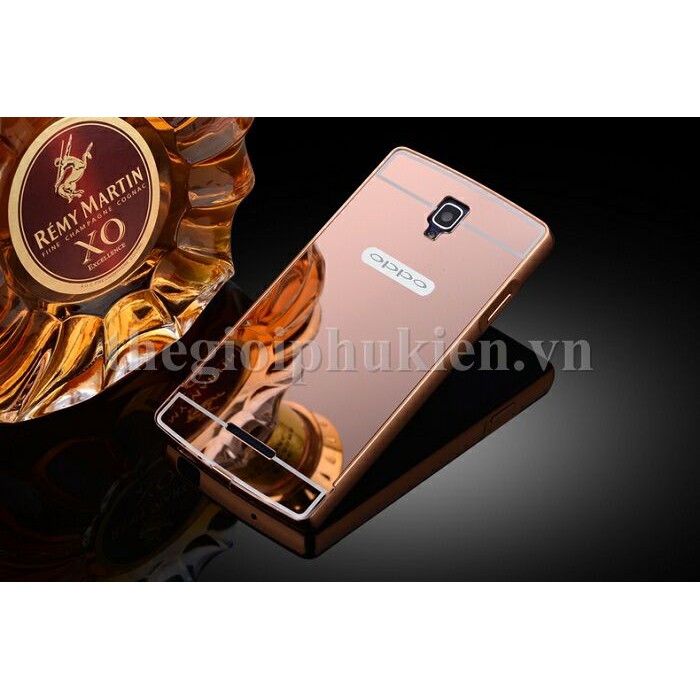 Ốp lưng OPPO Neo 3 R831K tráng gương viền kim loại