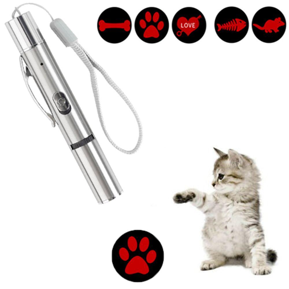 PRESTON Đèn Chiếu Laser Nhiều Họa Tiết Đồ Chơi Cho Mèo