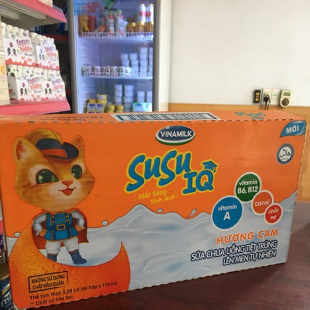 Sữa chua uống susu 110 ml -cam
