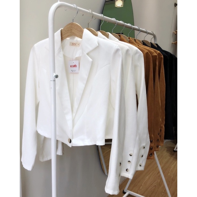 Áo Khoác Blazer Nữ Dáng Lửng Tay Dài-BLA22064