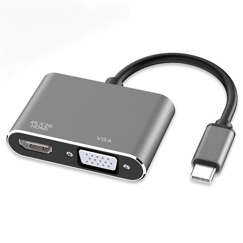 Đầu chuyển đổi Type-C sang HDMI độ phân giải 4K VGA USB C 3.0