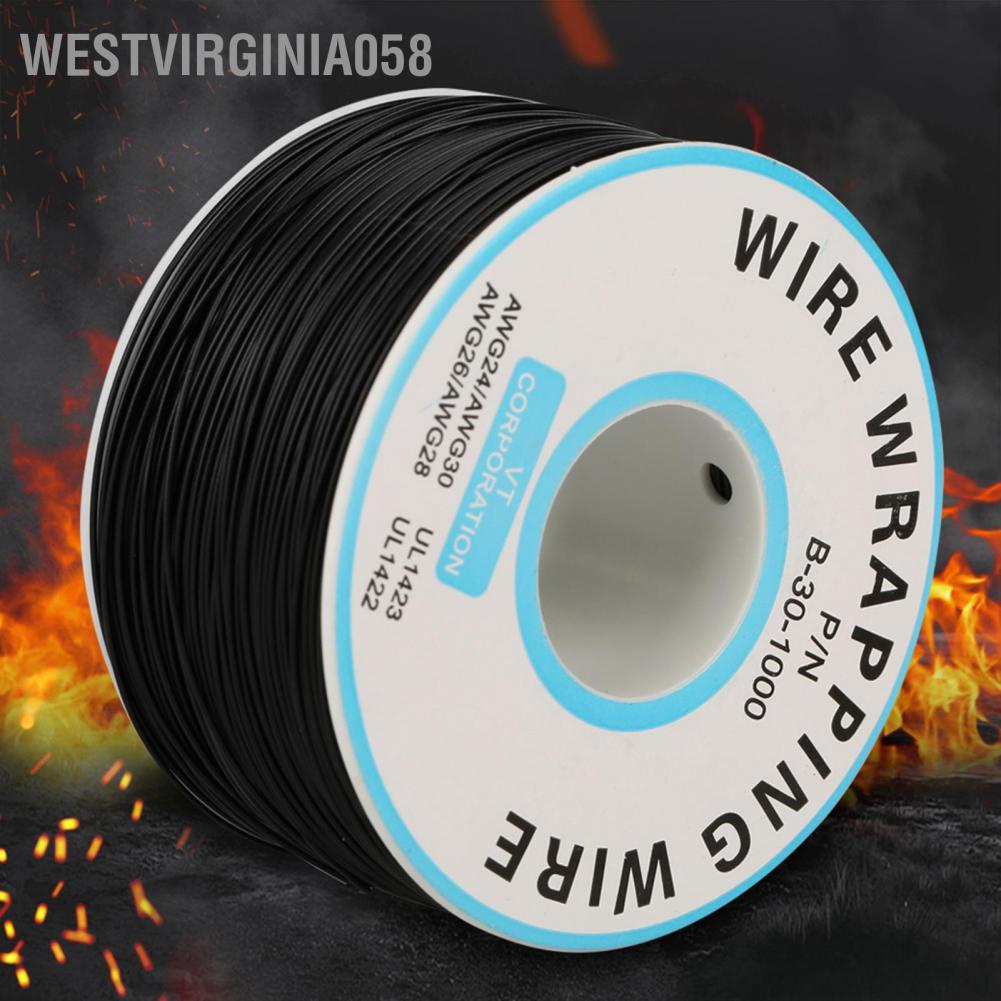 Có thể bán buôn 1Roll Wire-Wrapping Single Copper Wire Strand 30AWG Cable 0.25mm Core Diameter Westvirginia058 Hàng giao ngay