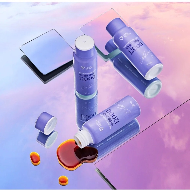 Mẫu Mới Collagen Tươi Lab&Beauty Mega Velvet 12000mg Hộp 7 Ống