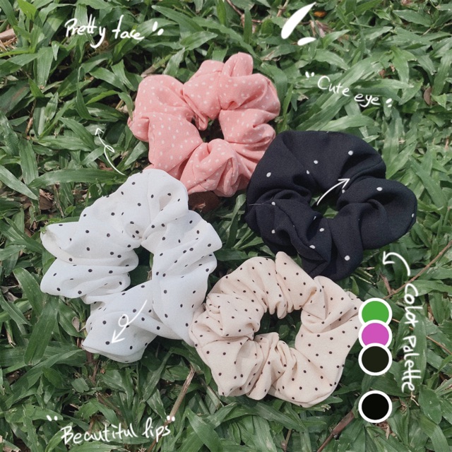 SCRUNCHIES CHẤM BI