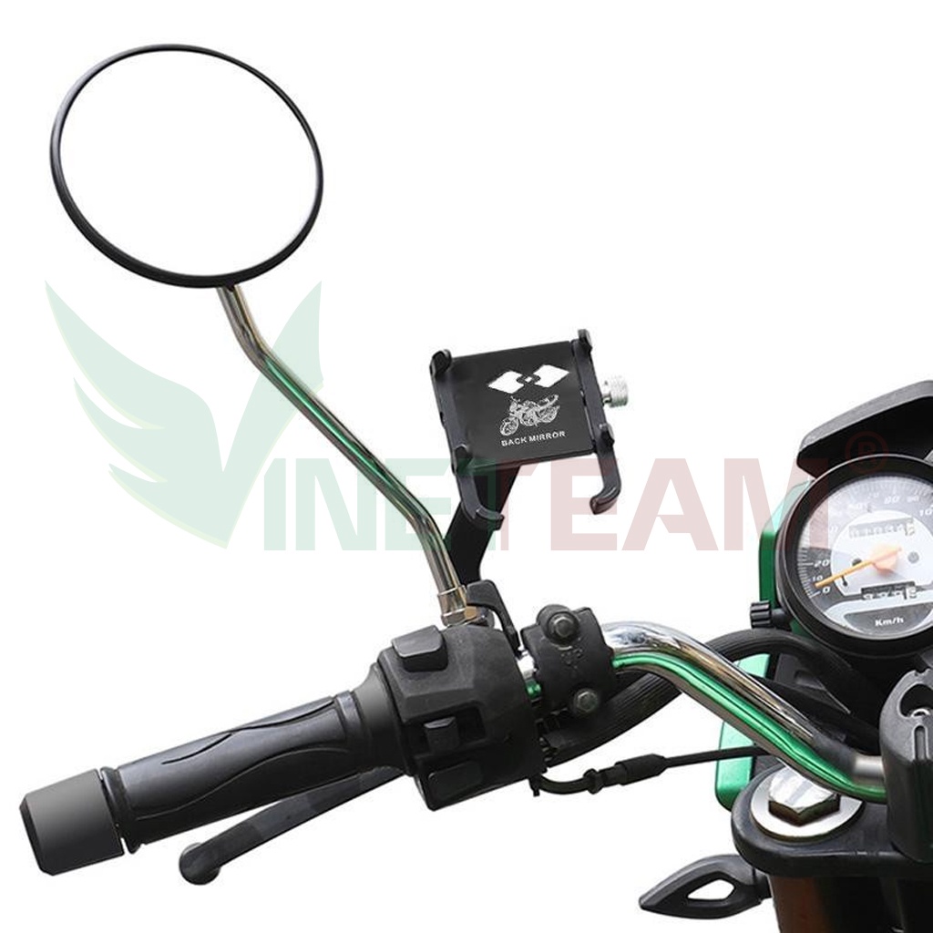 Giá đỡ kẹp điện thoại trên xe máy A5 kẹp chân gương Phiên bản nâng cấp giá đỡ C2 -DC4782