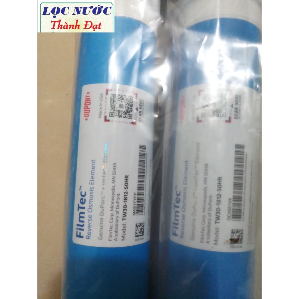 Lõi lọc nước số 4 - Màng Lọc Nước RO Dow Filmtec - Hàng Chính Hãng Bao Check Code