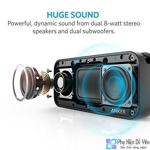 Loa Bluetooth Anker SoundCore Sport XL - 16W, Chống nước IP67 - A3181 [CHÍNH HÃNG PHÂN PHỐI, BẢO HÀNH 18 THÁNG]