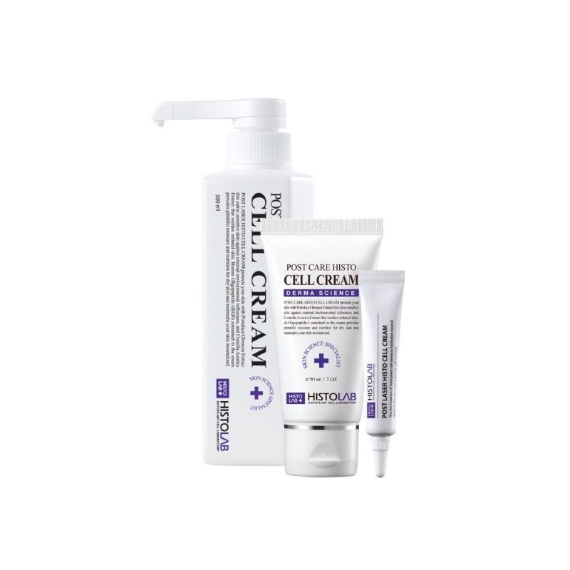 Kem phục hồi- tái tạo da sau treatment re/tr, lazer, peel 500ml Histolab Cell cream