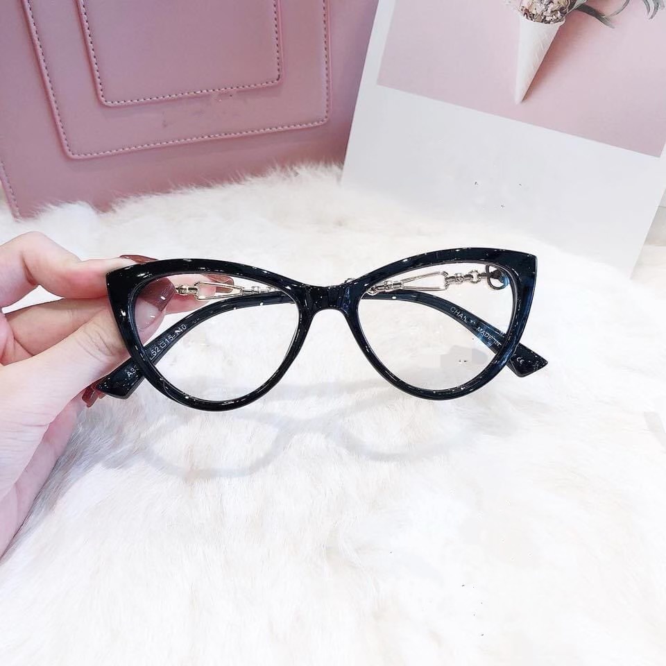 Kính Giả Cận Kính Thời Trang Form Mắt Mèo Siêu Xinh