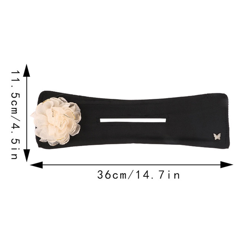 Máy Uốn Tóc Lưới Đính Hoa Phong Cách Retro Cho Nữ