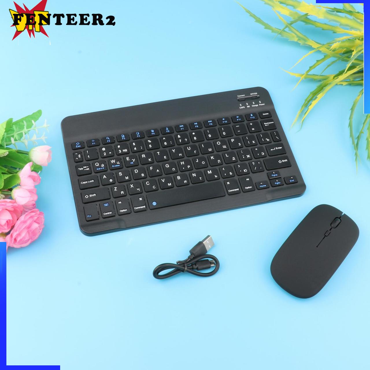 (Fenteer2 3c) X5 Multi-Device Slim Bluetooth 78 Phím Cho Máy Tính Bảng