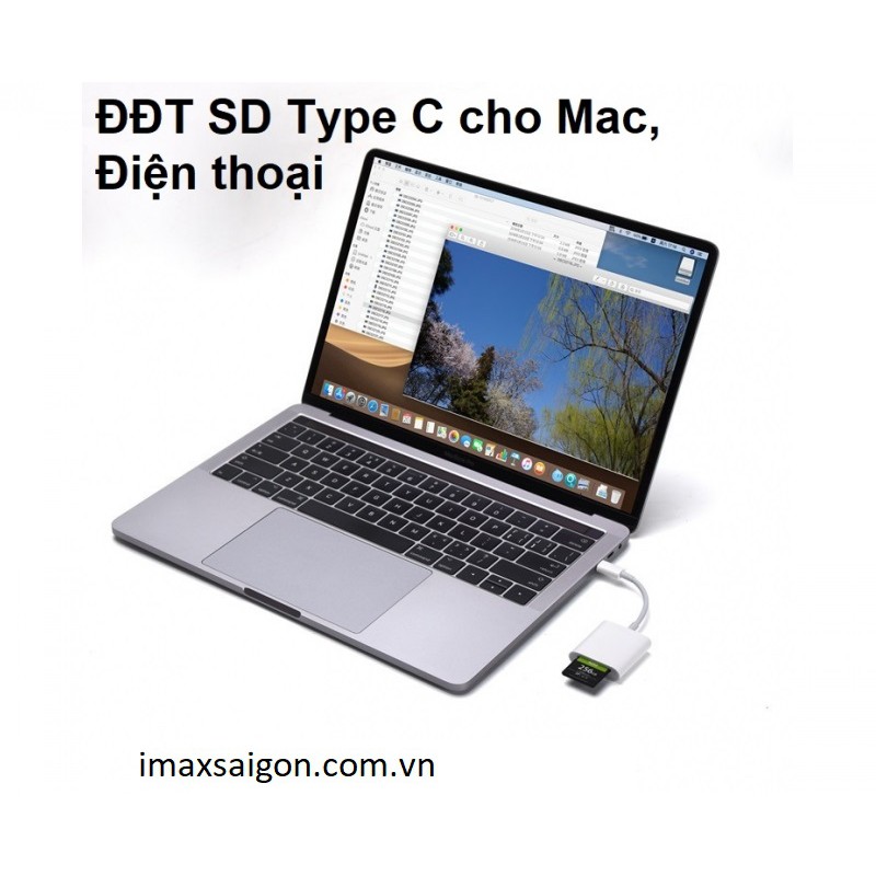 ĐẦU ĐỌC THẺ SD TYPE C CHO MAC, ĐIỆN THOẠI