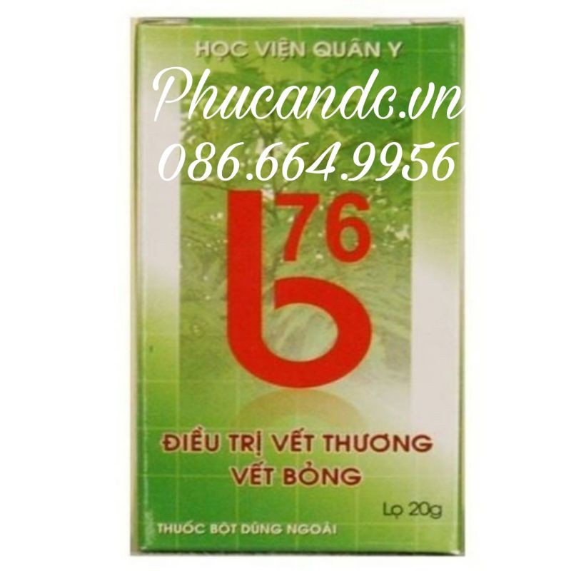 Bột bôi bỏng B76