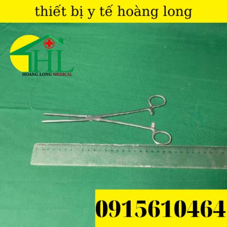Panh Y Tế, Panh Gắp Phẫu Thuật, Pen Kẹp Y Tế, Panh Thẳng Không Mấu 24cm - Hàng Pakistan