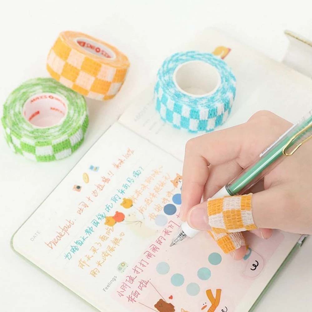 1 Cuộn Băng Dán Bảo Vệ Khớp Ngón Tay Bằng Vải Không Dệt Co Giãn Nhiều Màu Sắc Dùng Khi Tập Thể Thao