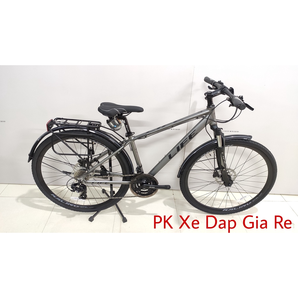 Xe đạp thể thao đường phố Life HBR99 MAX, Khung nhôm 6061 siêu nhẹ, bộ đề Shimano 24 tốc độ, Phanh đĩa dầu Shimano