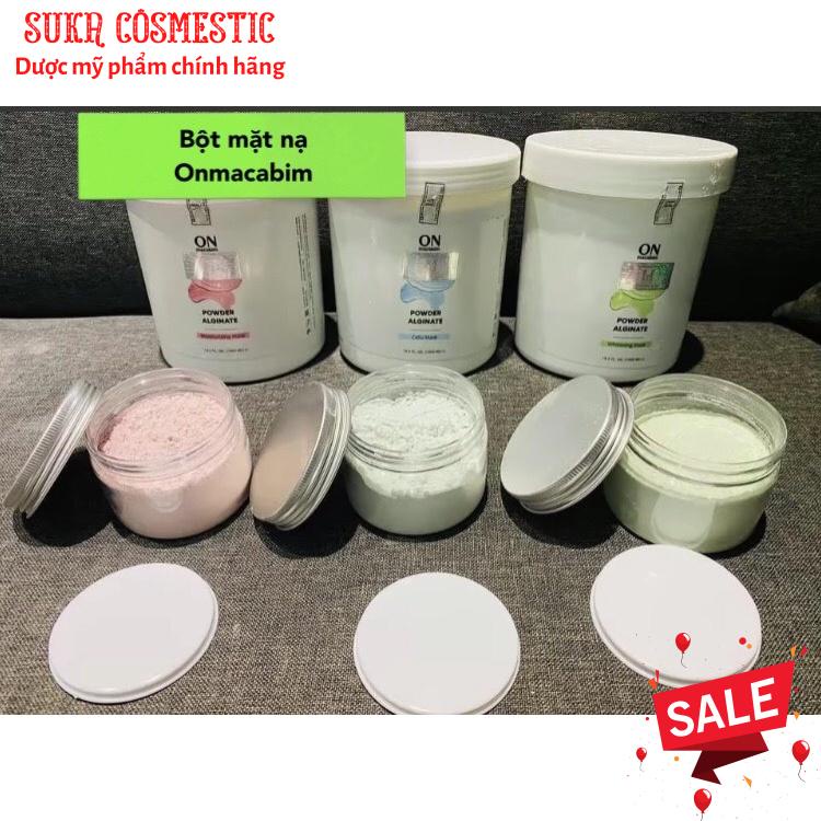 Bột Mặt Nạ Dẻo Onmacabim Alginate Mask- Dưỡng Trắng, Căng Bóng, Se Nhỏ lỗ Chân Lông