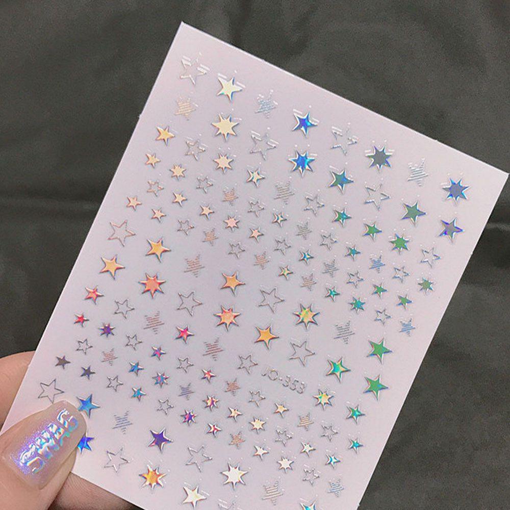 1 Cuộn Giấy Foil Mỏng 3D Dán Móng Nghệ Thuật DIY