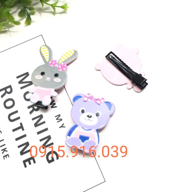 Kẹp tóc động vật hoạt hình dễ thương