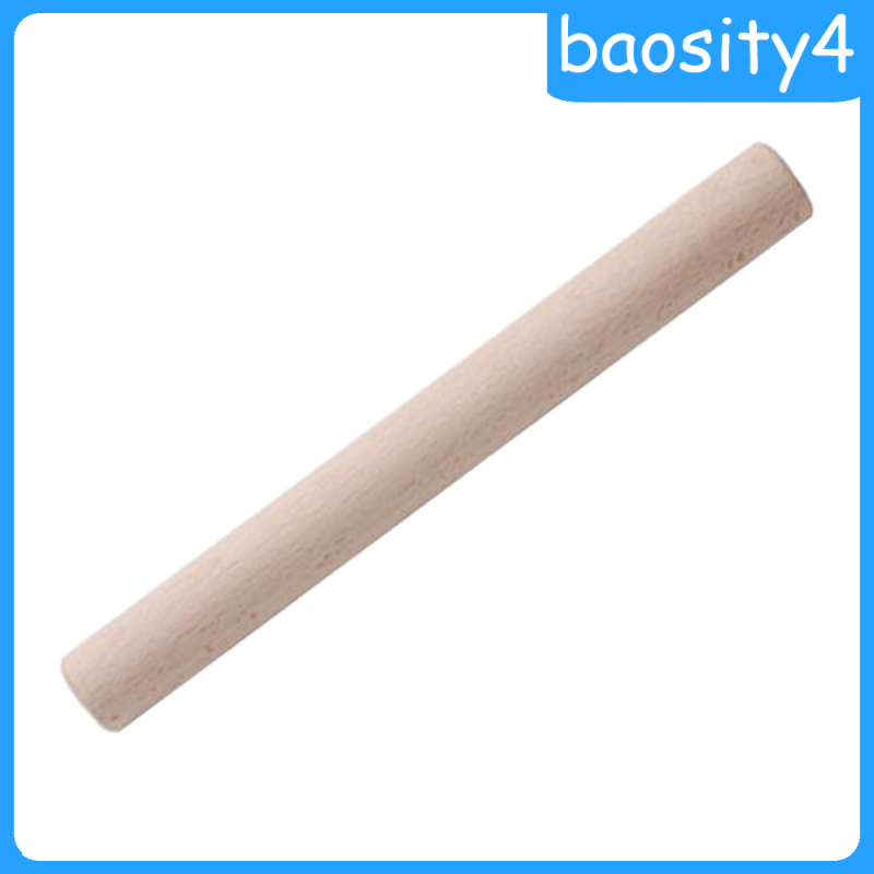 [baosity4]Wooden Rolling Pin for Pastry Baking Cooking Pizza Dough Pie Pasta 60x3.5cm