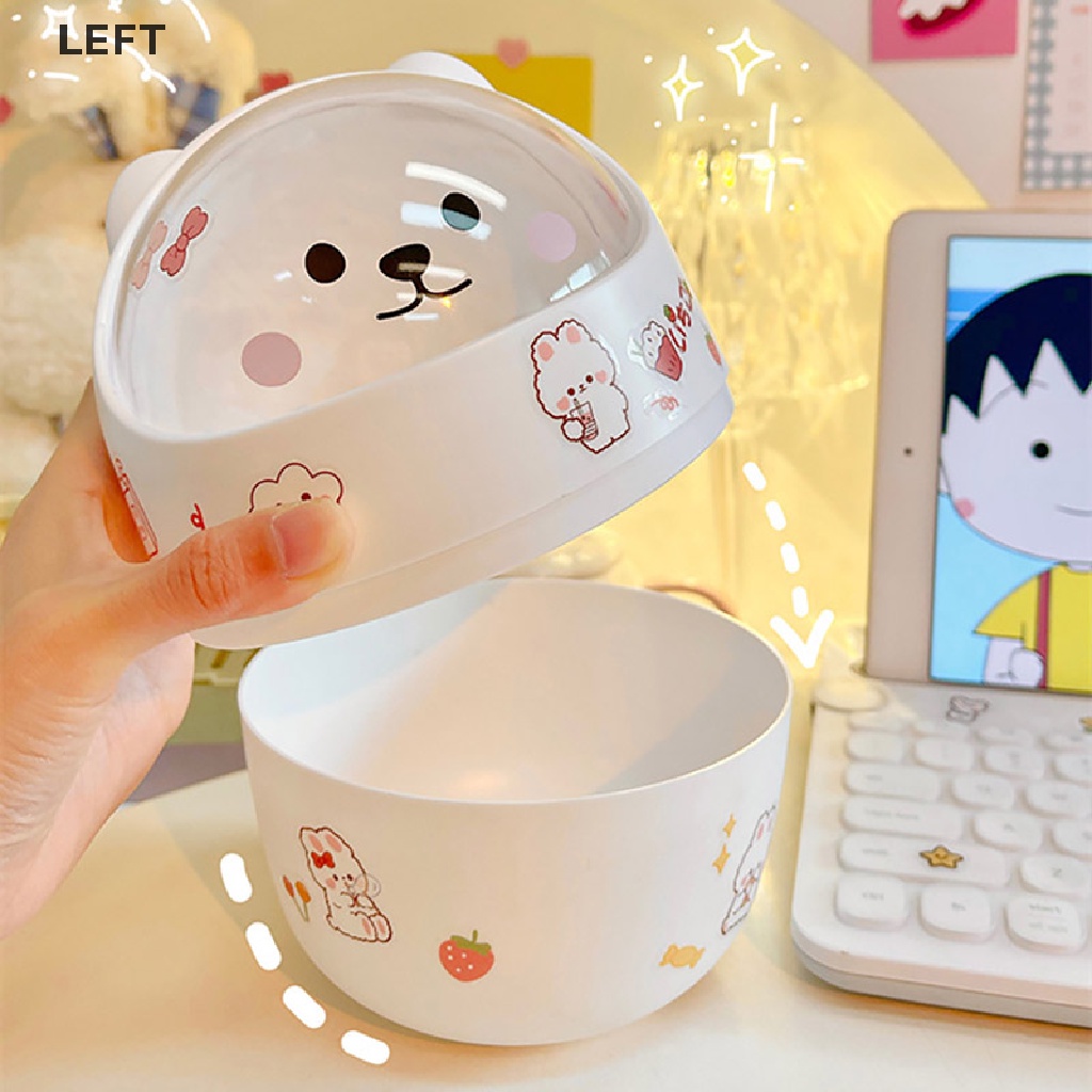 Thùng Rác Để Bàn Có Nắp Hình Gấu Dễ Thương Thùng Rác Mini Nắp Lật Hình Chú Mèo Có Tai Cute Decor Bàn Học Lọ Ống Kệ Cắm Bút Gấu Nhựa Mỹ Văn Phòng Phẩm Peach Home