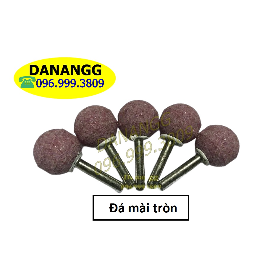 Đá mài tròn trục 6mm lắp máy mài hơi đánh xăm lốp máy khoan